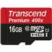 حافظه میکرو اس دی ترنسند مدل 400 ایکس با ظرفیت 16 گیگابایت